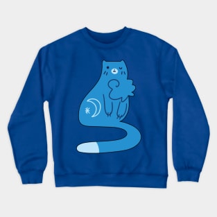 Blue Moon Kitty 1 Crewneck Sweatshirt